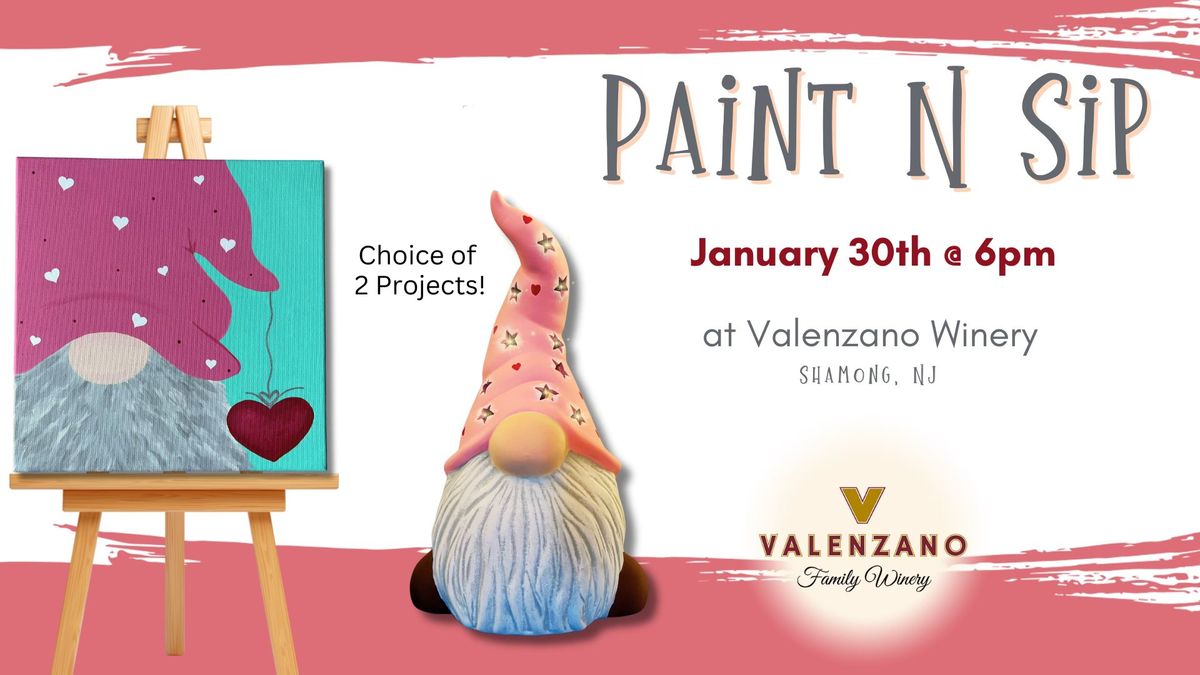 Paint N Sip at Valenzano Winery