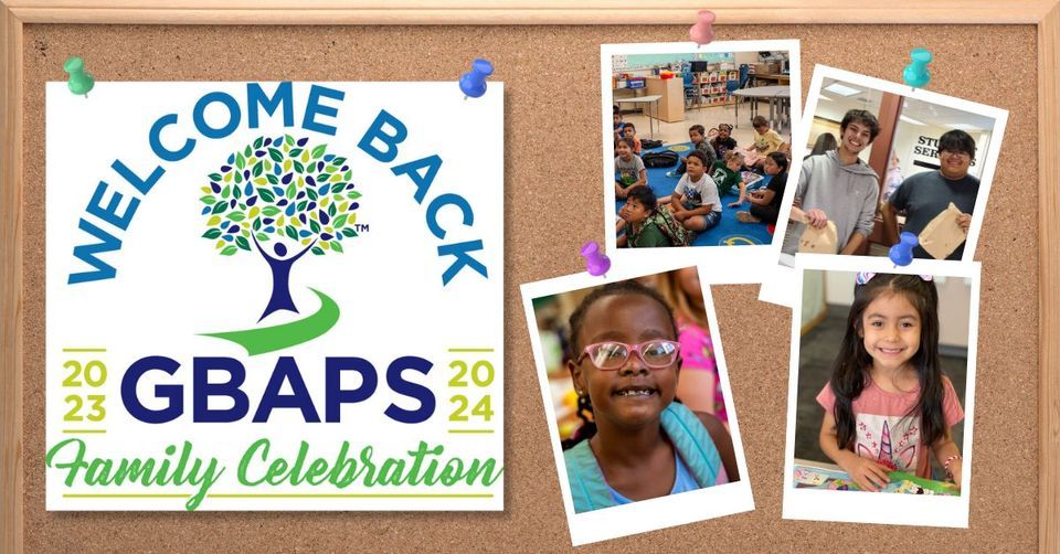 Back GBAPS Family Celebration 20232024, Green Bay West High