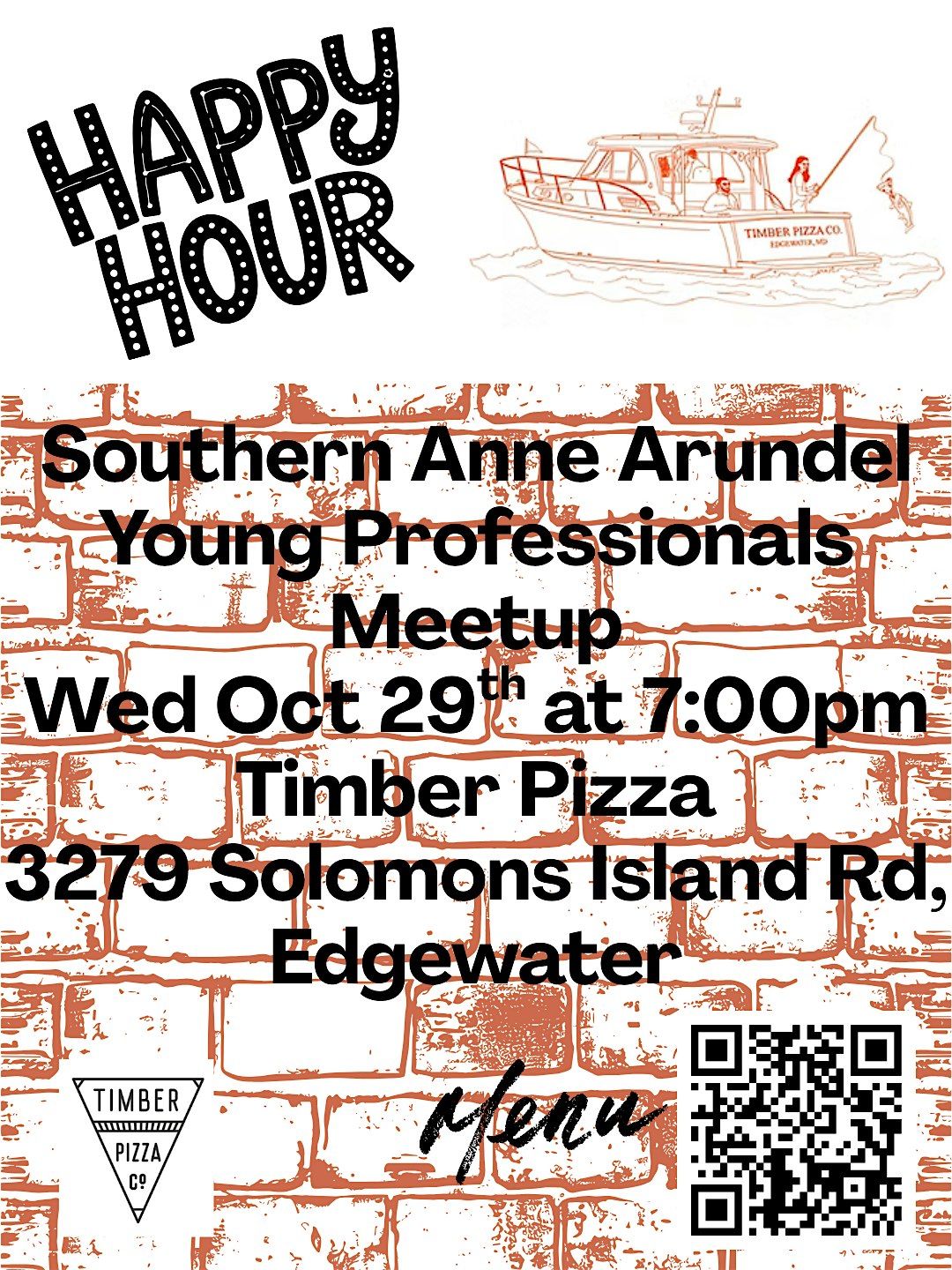 SAA Young Professional Networking at Timber Pizza, Edgewater