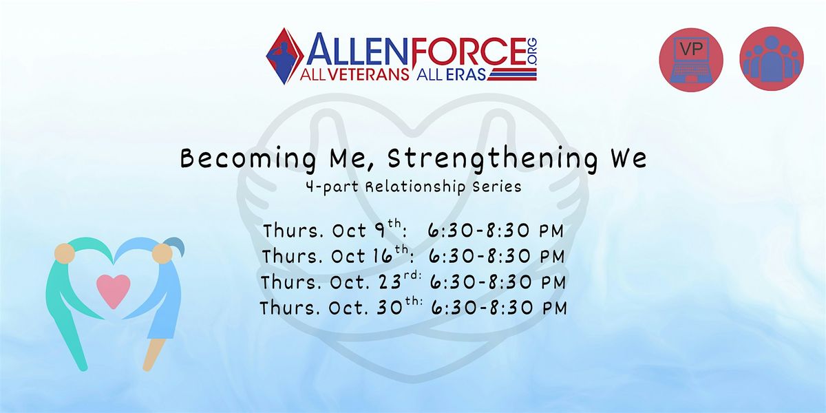 Relationship Series:  Becoming Me, Strengthening We