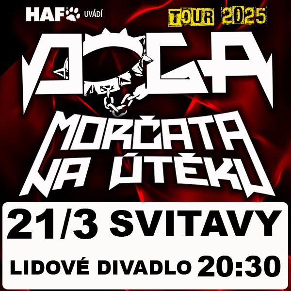 Doga + Mor\u010data na \u00fat\u011bku na spole\u010dn\u00e9 tour 2025