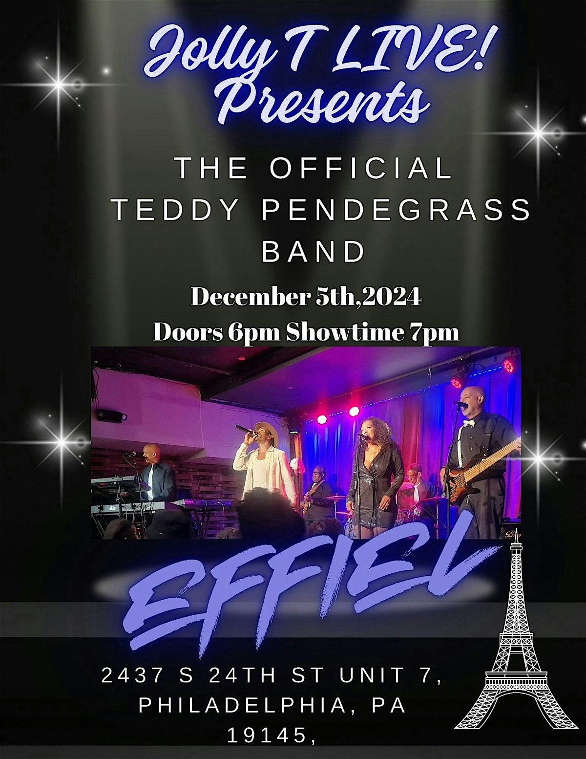 The Official Teddy Pendergrass Band Takes over Philadelphia