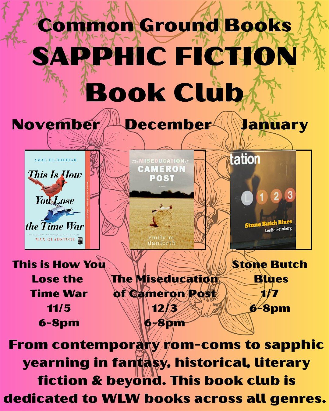 CGB Sapphic Fiction Book Club- December