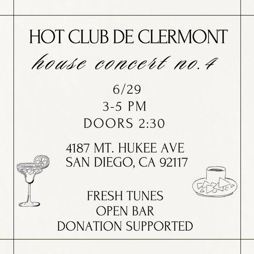 Hot Club de Clermont - House Concert No. 4
