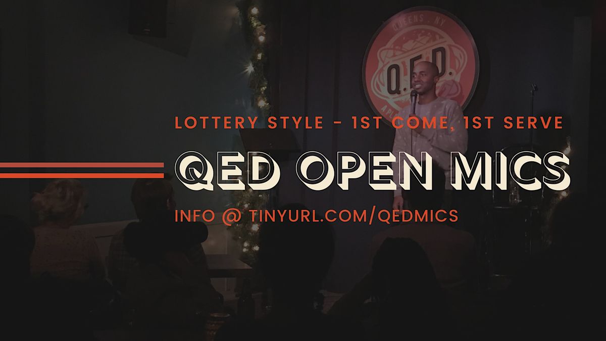Free* Open Mic at QED - Perform or Watch!
