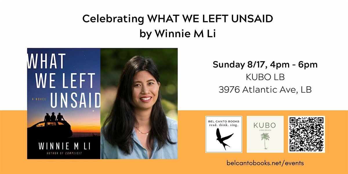 Celebrating WHAT WE LEFT UNSAID