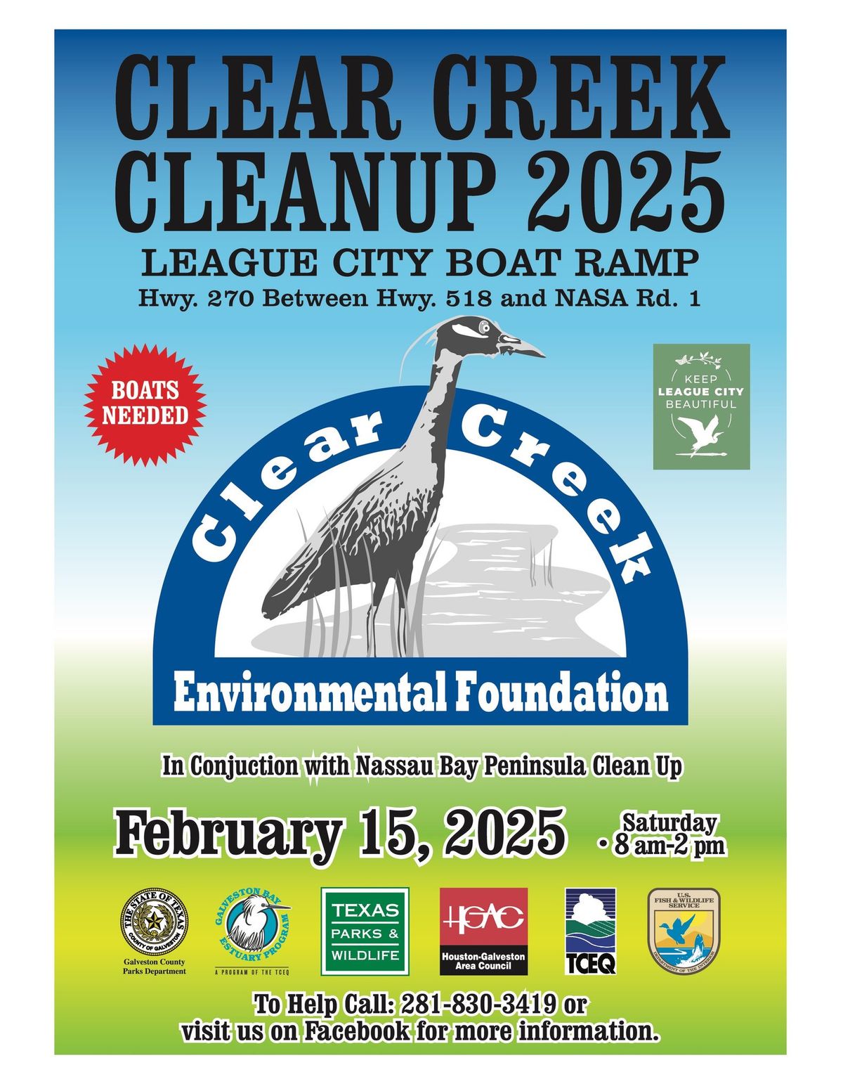 27th Annual Clear Creek Environmental Foundation Cleanup 