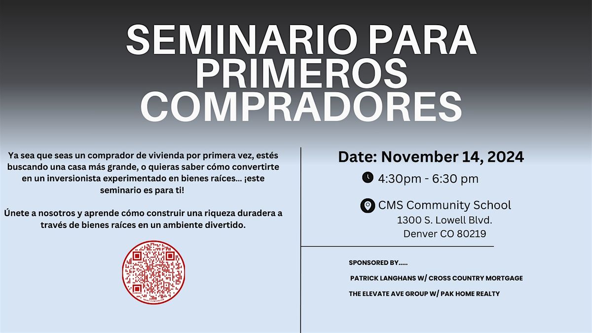 Seminario para Primeros Compradores