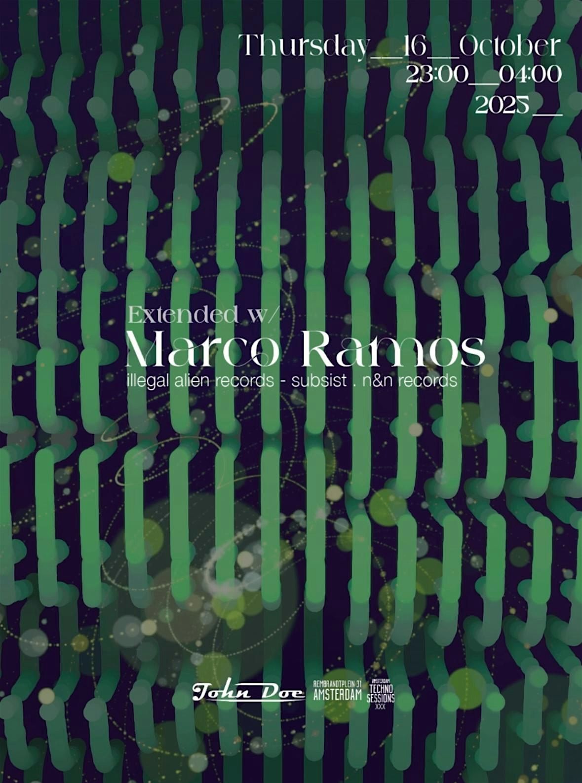 Amsterdam Techno Sessions - EXTENDED w\/ Marco Ramos (Illegal Alien Records)