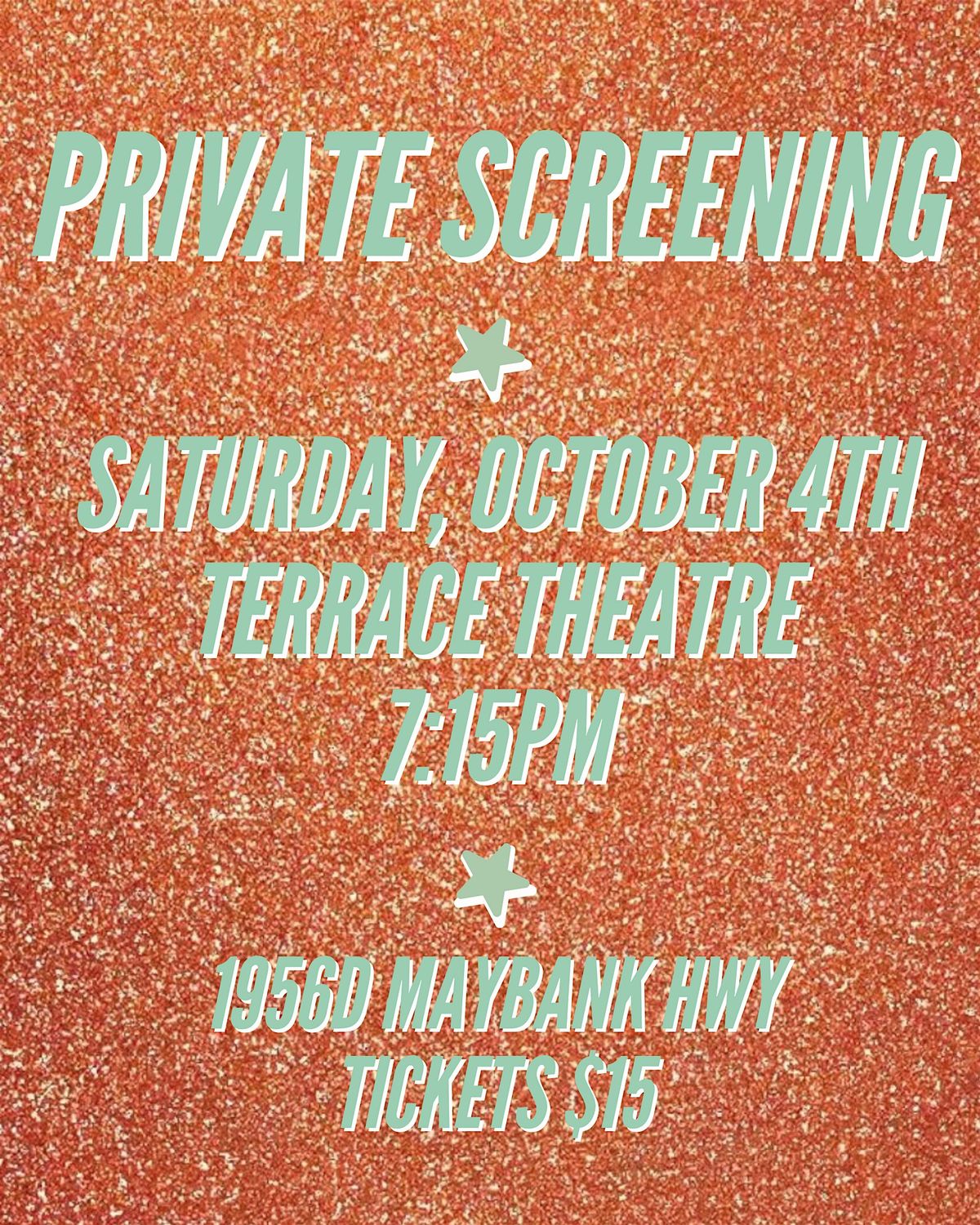 Private Screening  party for the official release of a showgirl
