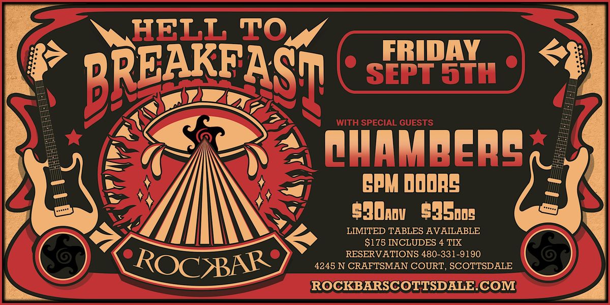 Hell to Breakfast with Chambers Live at Rockbar