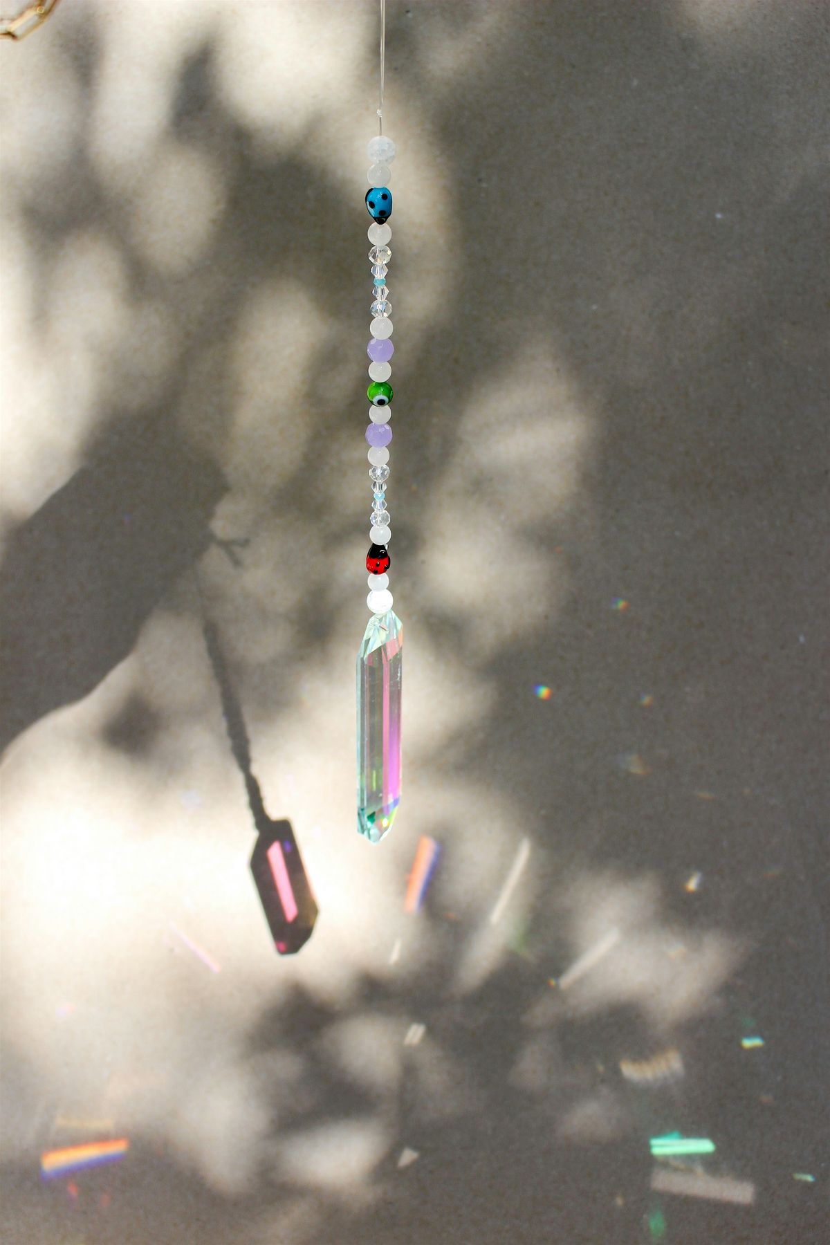 Make your own Sun Catcher with stones from Crystal Joys