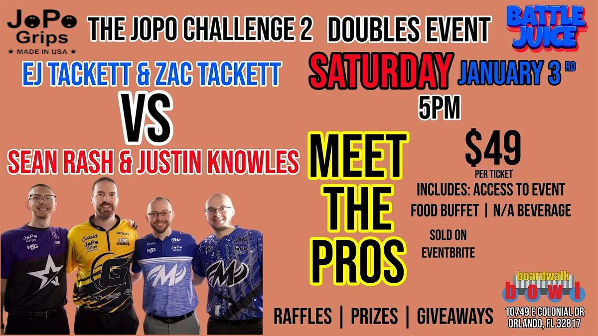 The JOPO Challenge 2, Doubles Event