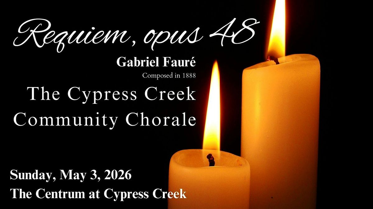Faur\u00e9 Requiem concert