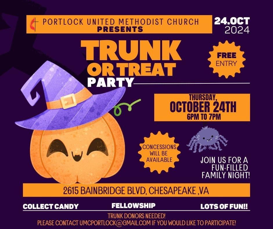 Trunk or Treat Party! \ud83c\udf83