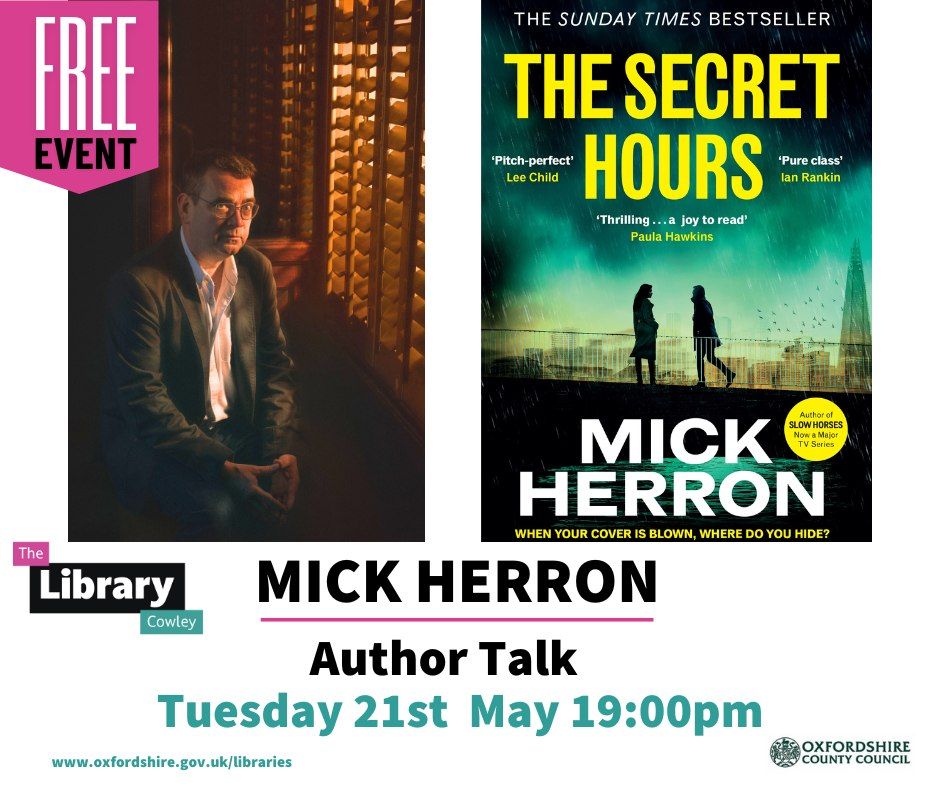 Mick Herron Author Talk - Book Today