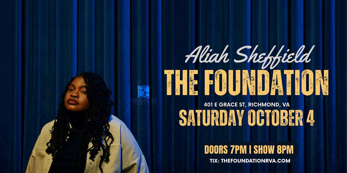 Aliah Sheffield Live At Foundation