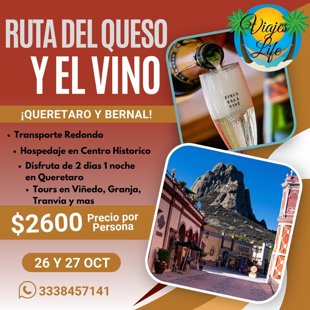 Ruta del Queso y el Vino Queretaro