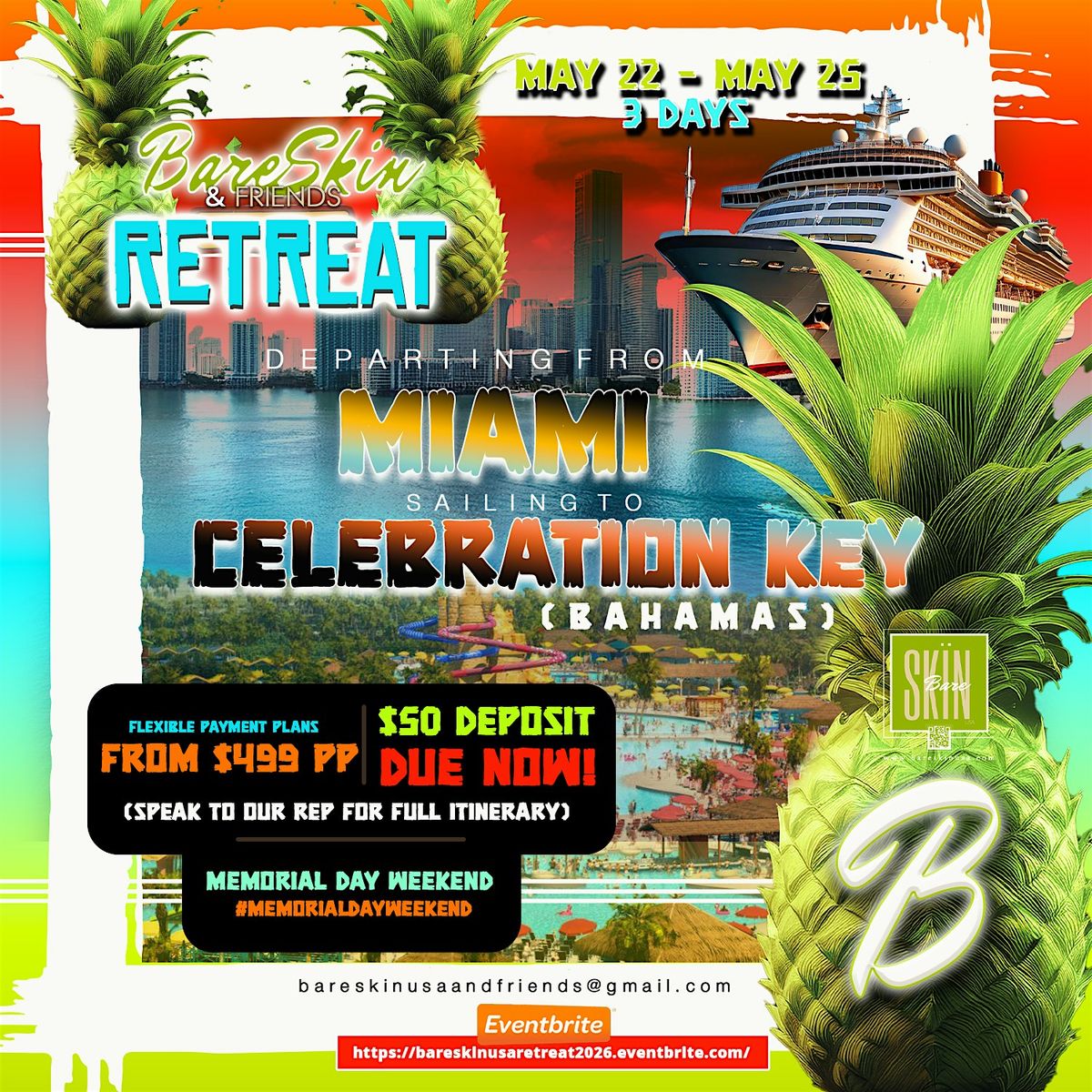 BareSkin USA & Friends Memorial Day Weekend Cruise