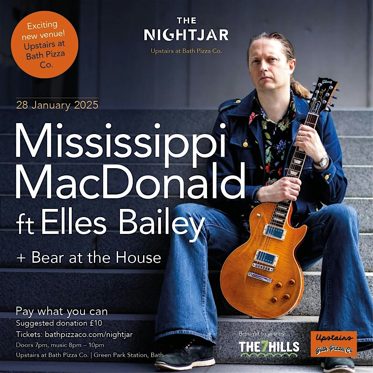 The Nightjar: Mississippi MacDonald feat Elles Bailey. Bear at The House