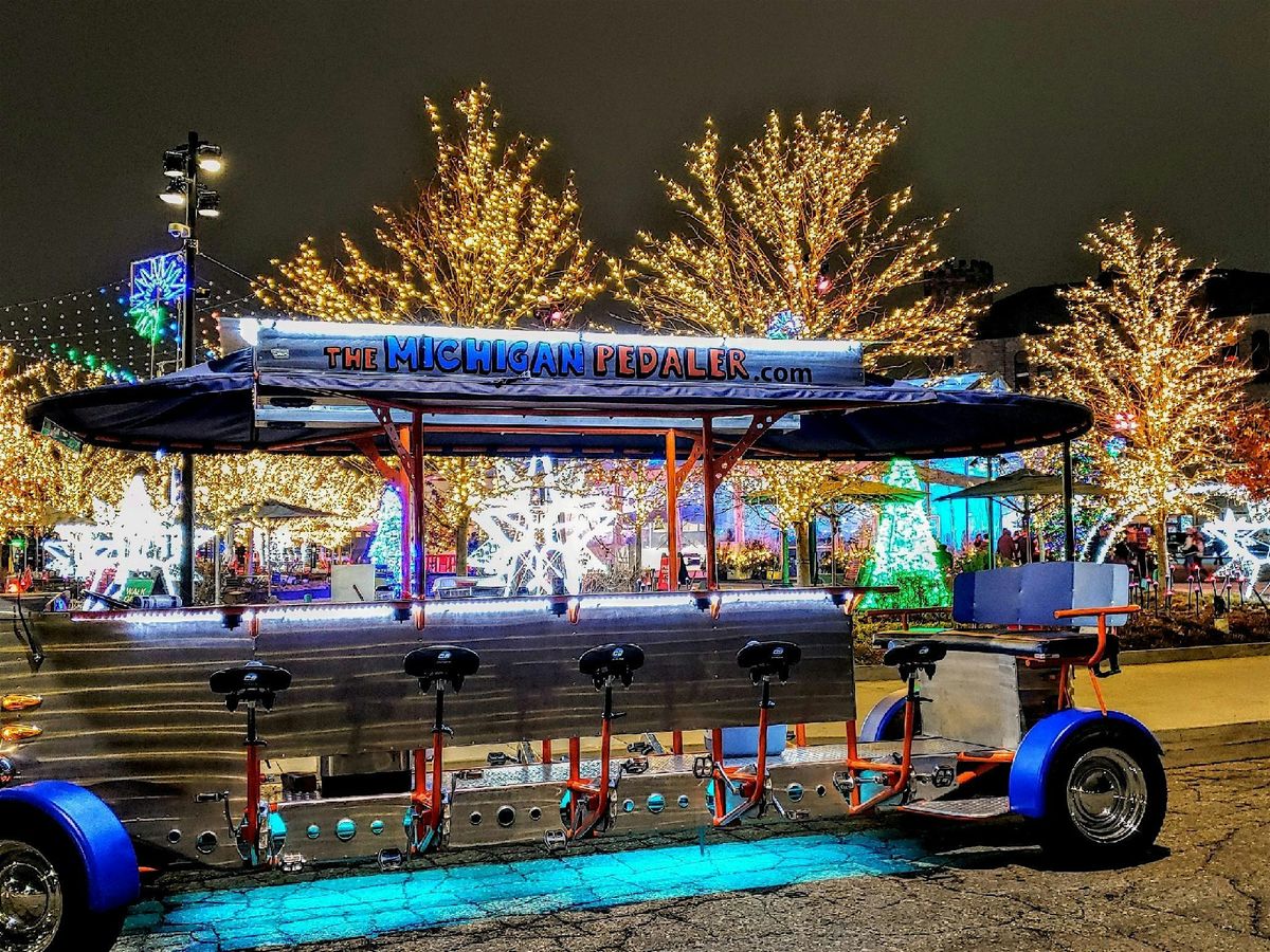 The Michigan Pedaler's Holiday Lights Beer Bike Bar Crawl 2024