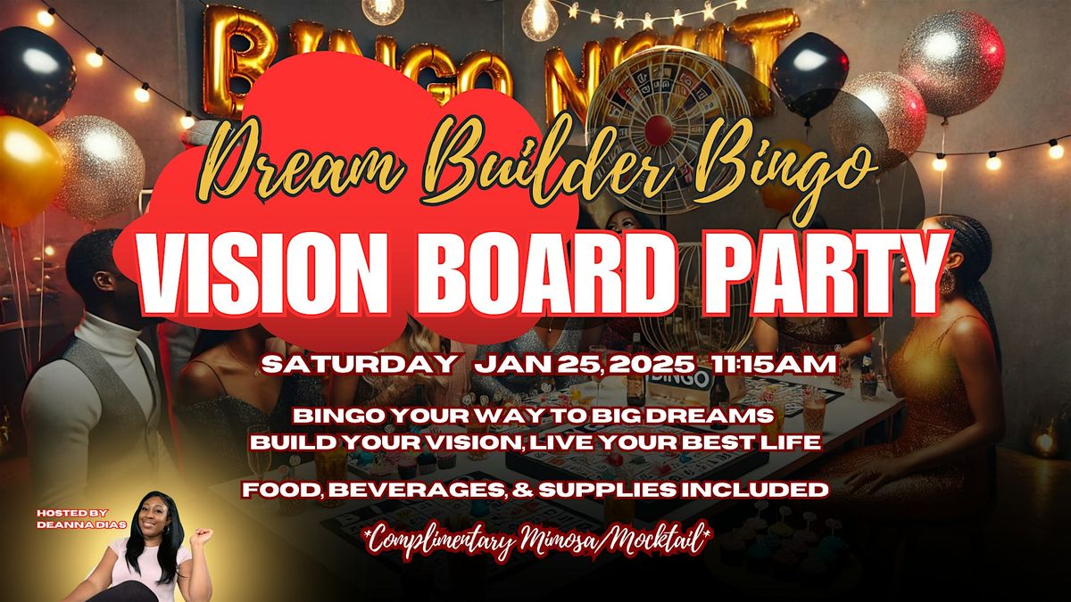 Dream Builder Bingo Vision Board Party