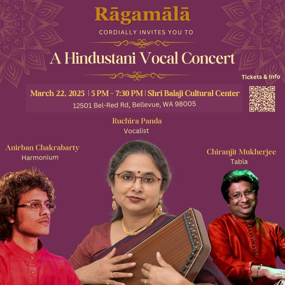 Hindustani Vocal Concert by Smt. Ruchira Panda