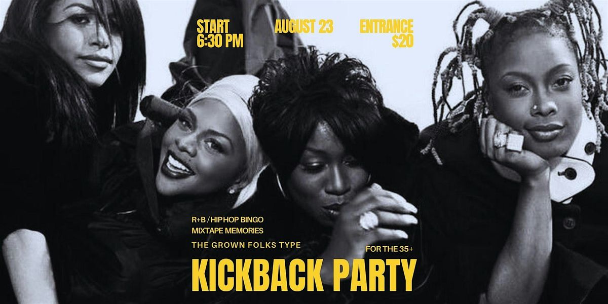 The Grown Folks Type Kickback: R+B\/Hip Hop Bingo