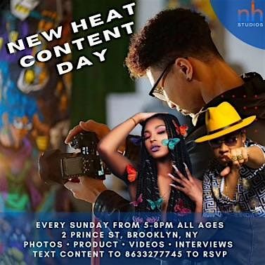 New Heat Studios Content Day