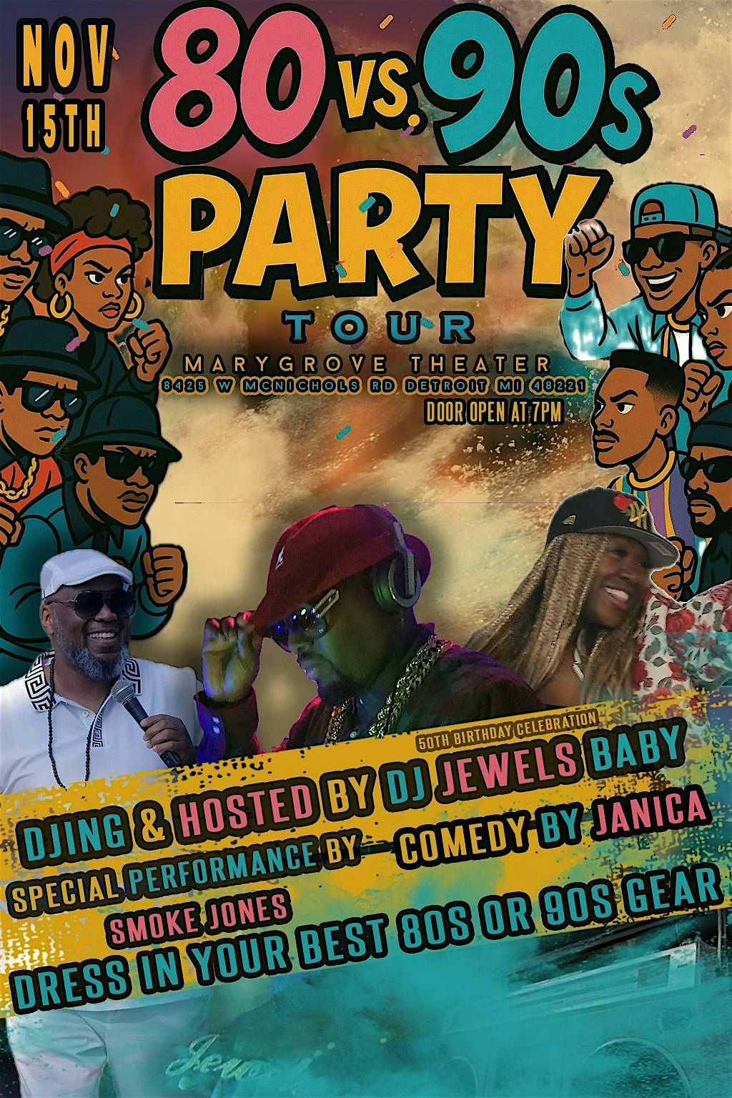 The 80s vs 90s Party Tour