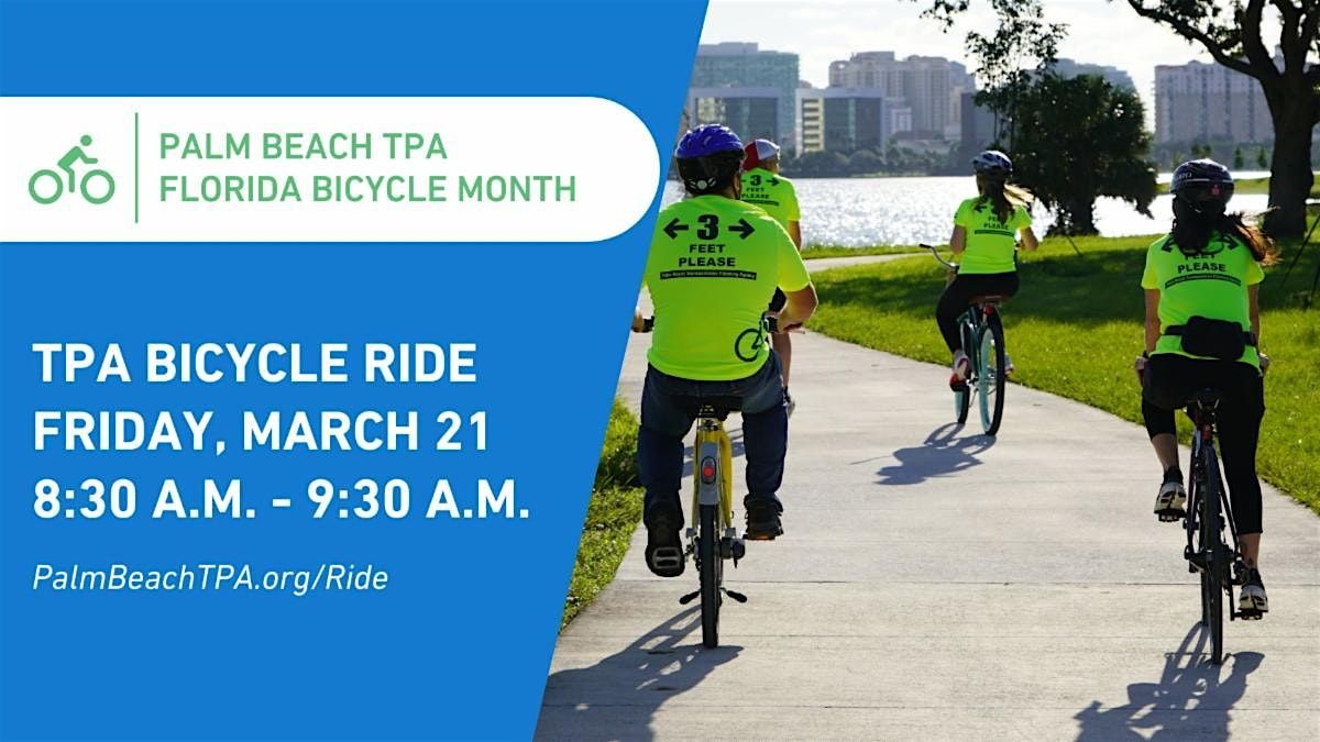 Palm Beach TPA Florida Bicycle Month Ride