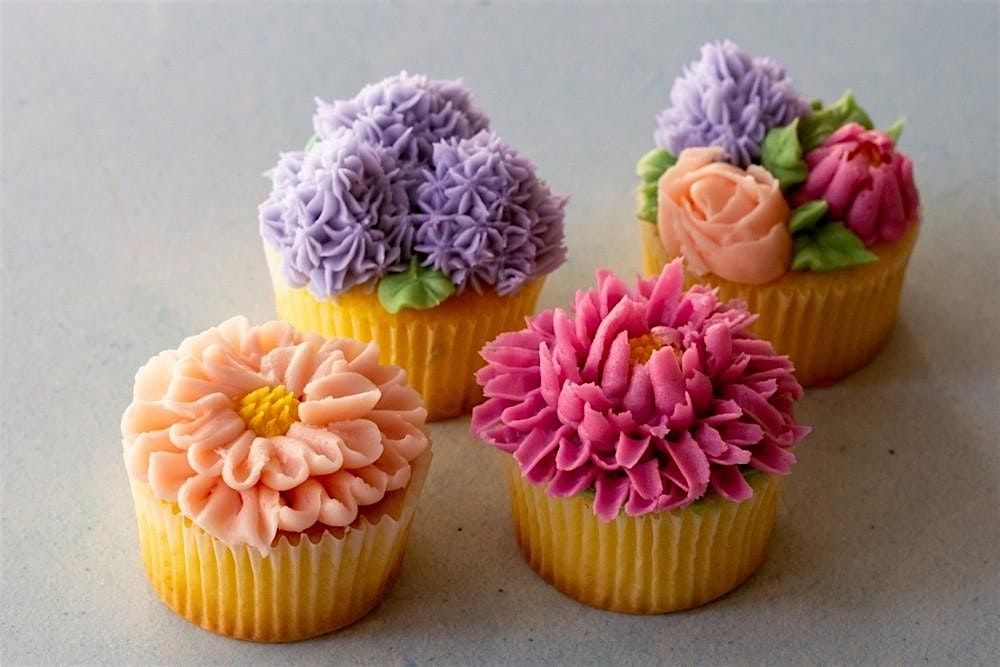 Mother's Day Floral Buttercream Cupcake Decorating Class