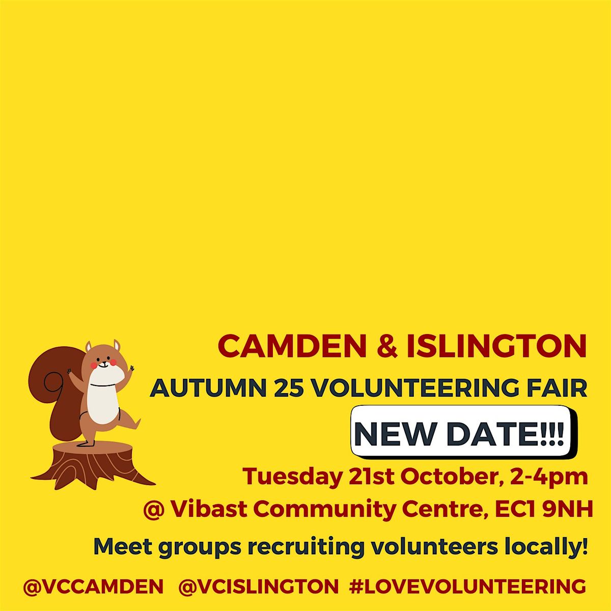 Camden and Islington Autumn 25 Volunteering Fair