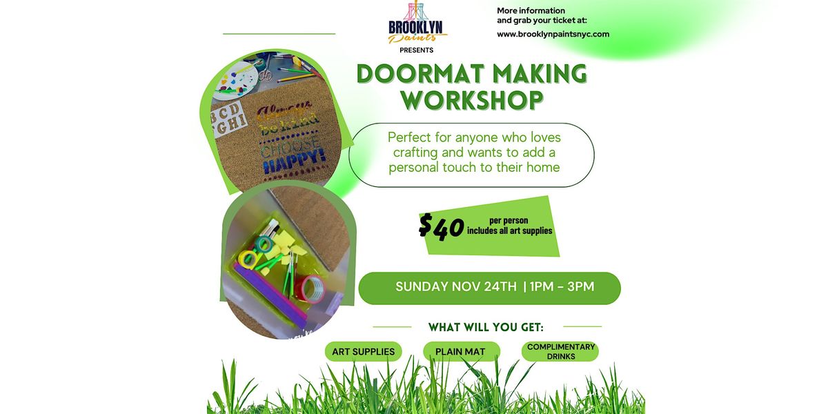 Personalized Doormat Making Workshop