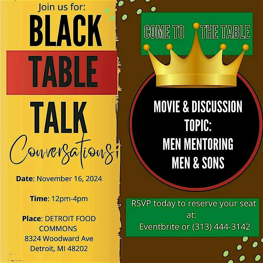 Black Table Talk Conversations