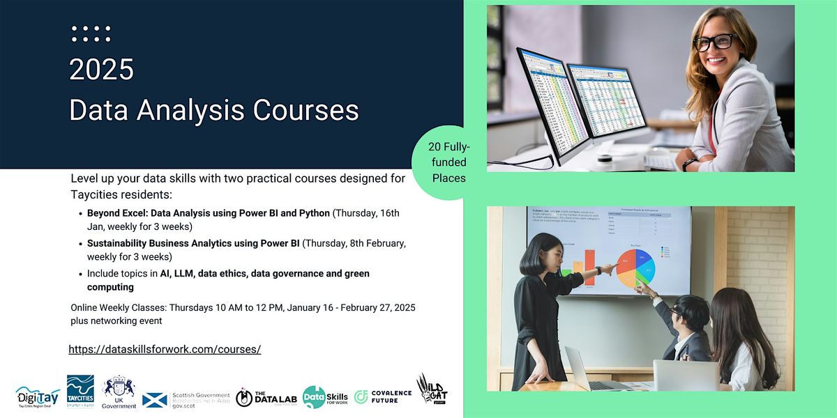 Level Up Your Career: Master Data Analytics & Sustainability (Fully Funded)