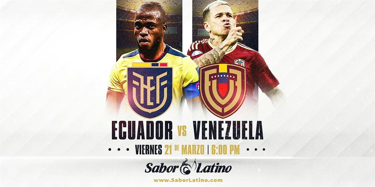 ECUADOR VS VENEZUELA EN NEW YORK