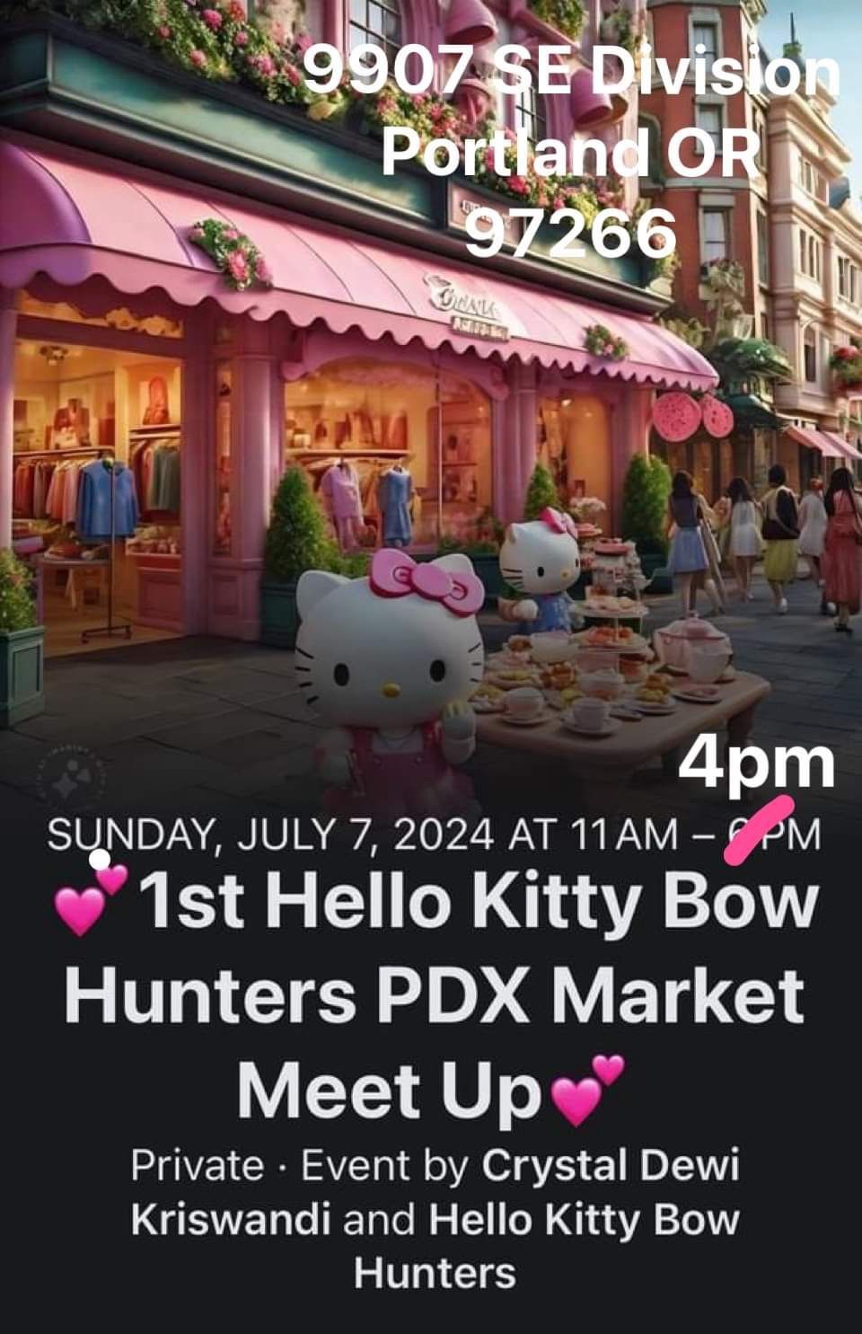 Hello Kitty Market Meet Up