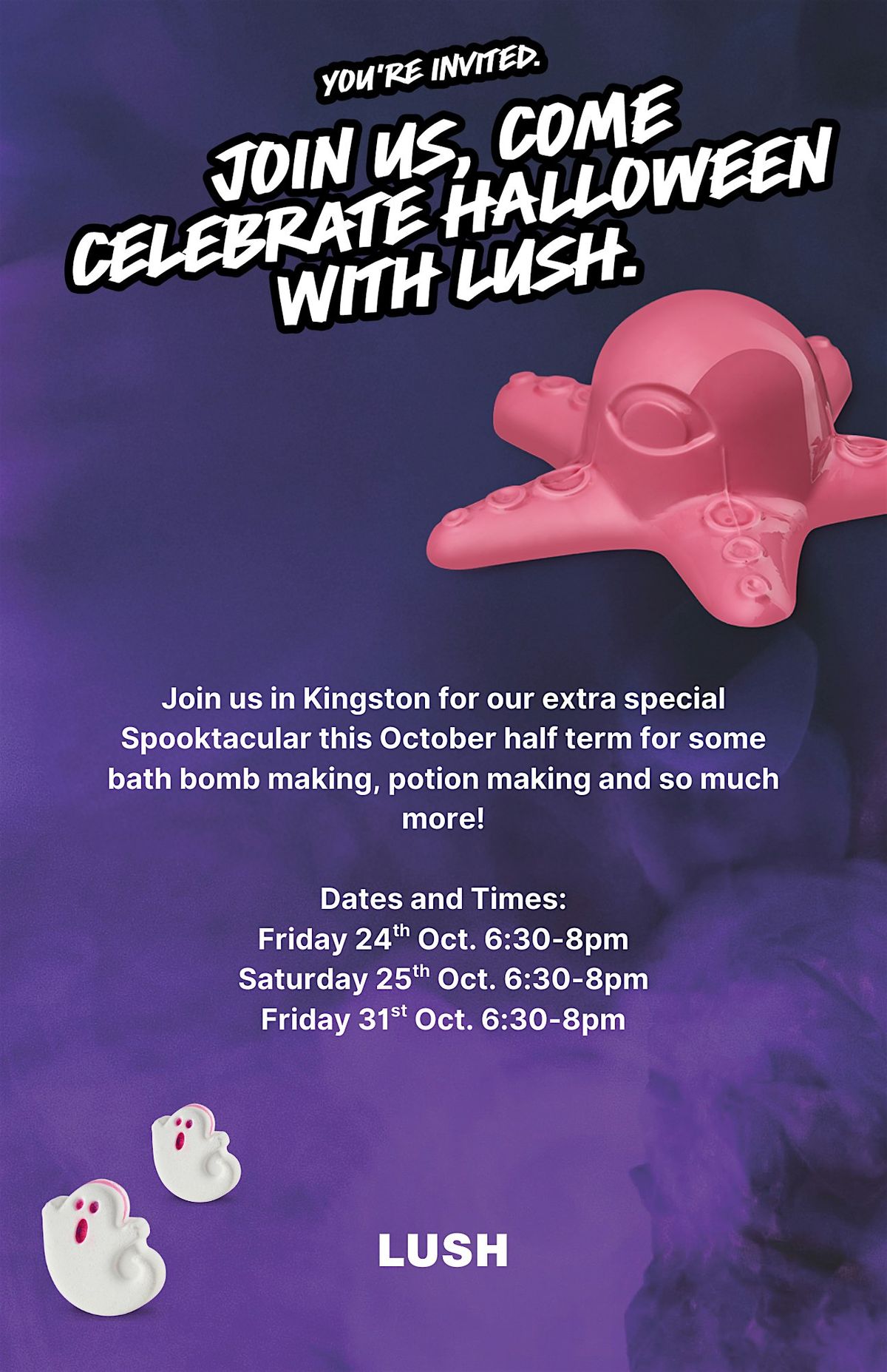 Halloween Spooktacular @ LUSH Kingston