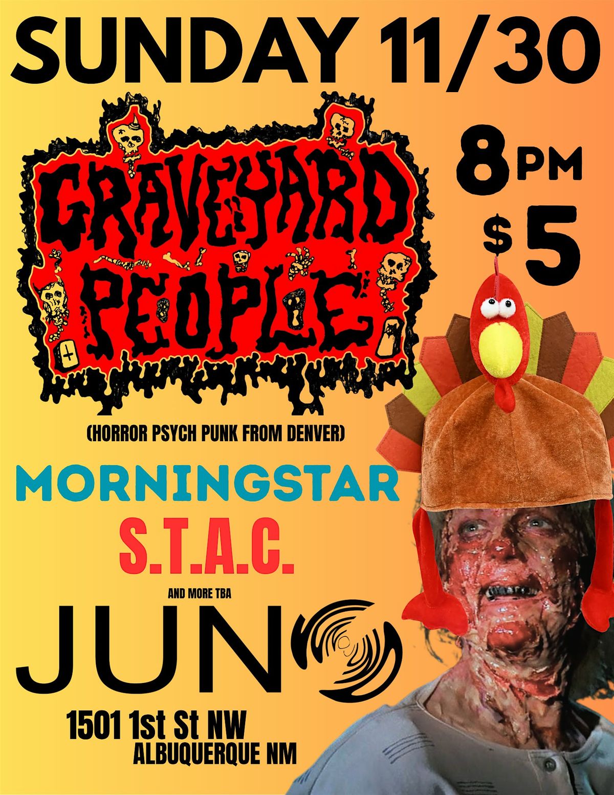 Graveyard People + Morningstar + S.T.A.C.