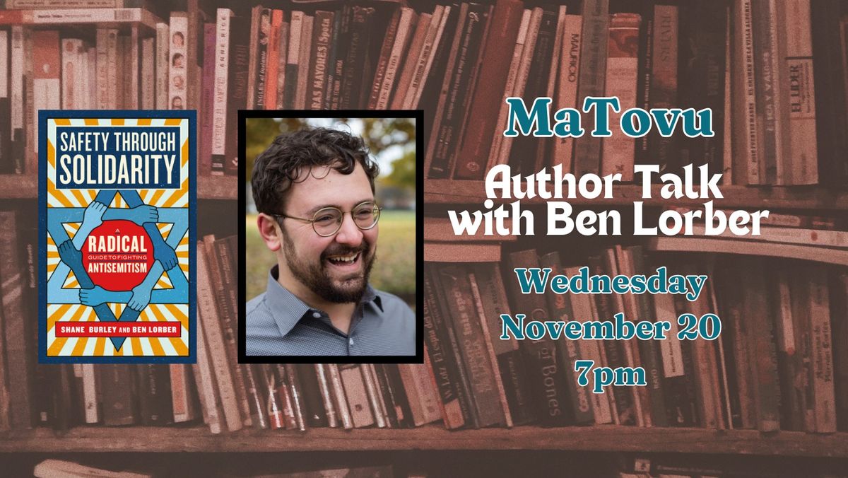 Author Talk with Ben Lorber