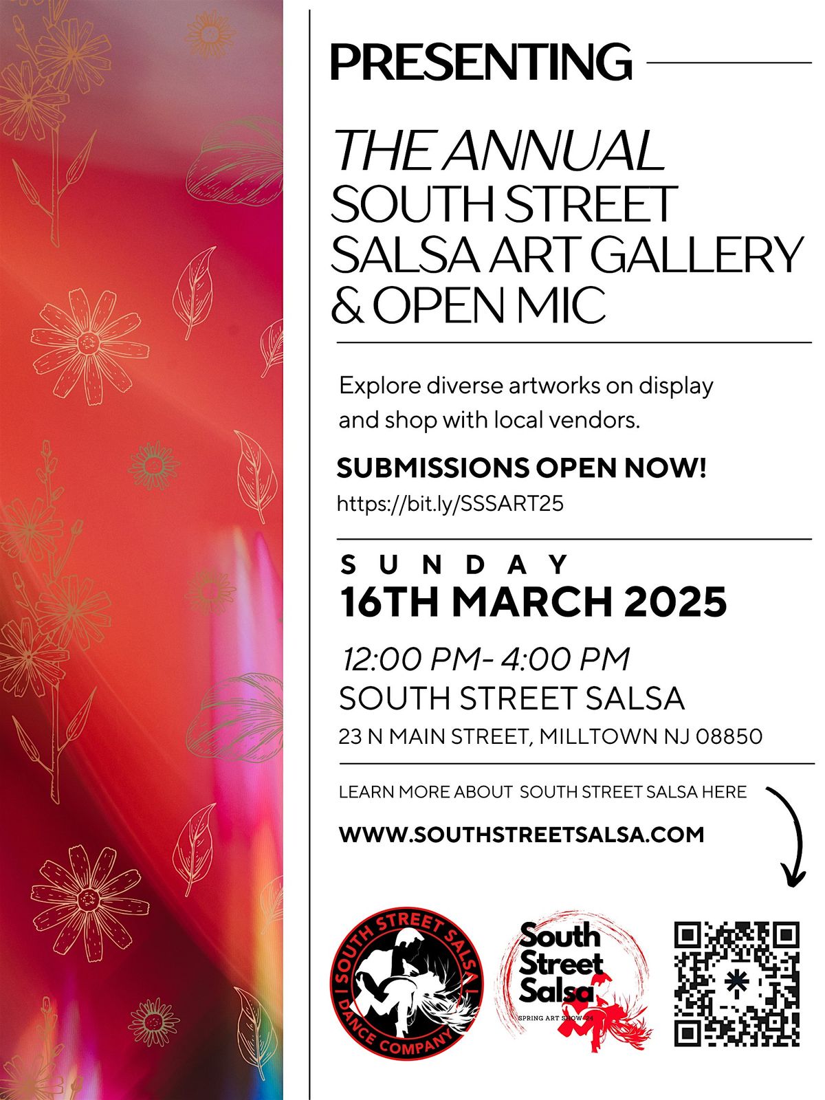 South Street Salsa Spring Art Gallery & Open Mic