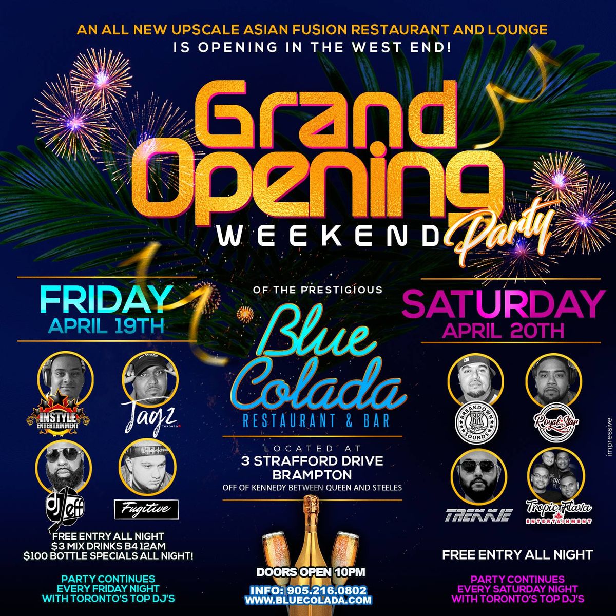 Grand Opening Easter Weekend