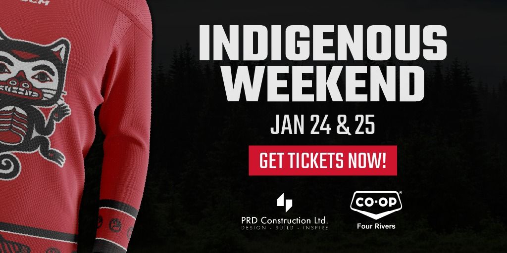 Prince George Cougars Indigenous Weekend - Cougars VS Kamloops Blazers