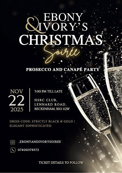 Ebony and Ivory Christmas Soir\u00e9e