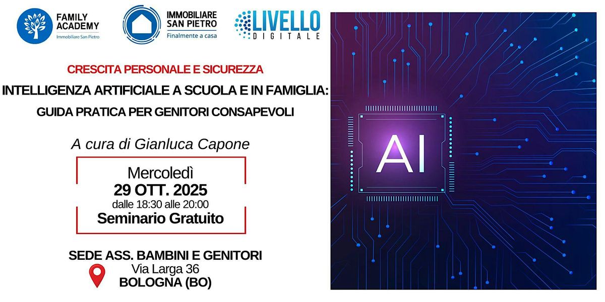 INTELLIGENZA ARTIFICIALE A SCUOLA E IN FAMIGLIA: GUIDA PRATICA PER GENITORI