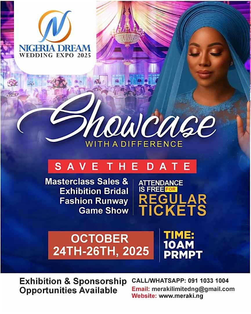 Nigeria Dream Wedding Expo 2025|Physical Exhibition