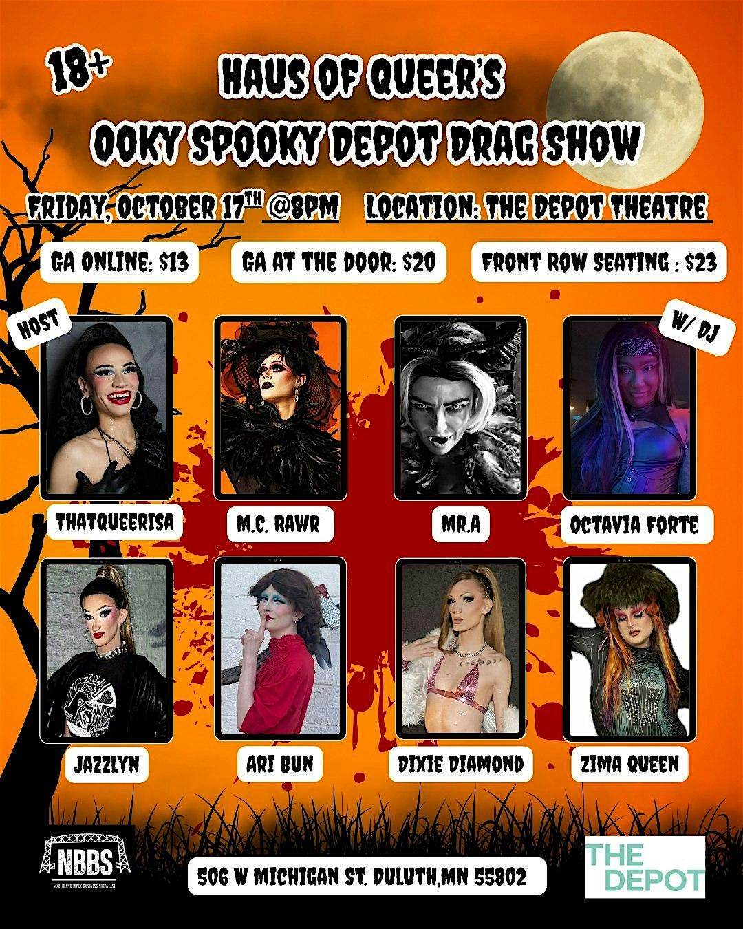 Haus of Queer's Ooky Spooky Drag Show