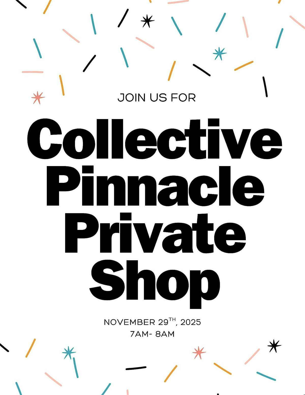 Pinnacle Member's Private Shop- Black Friday