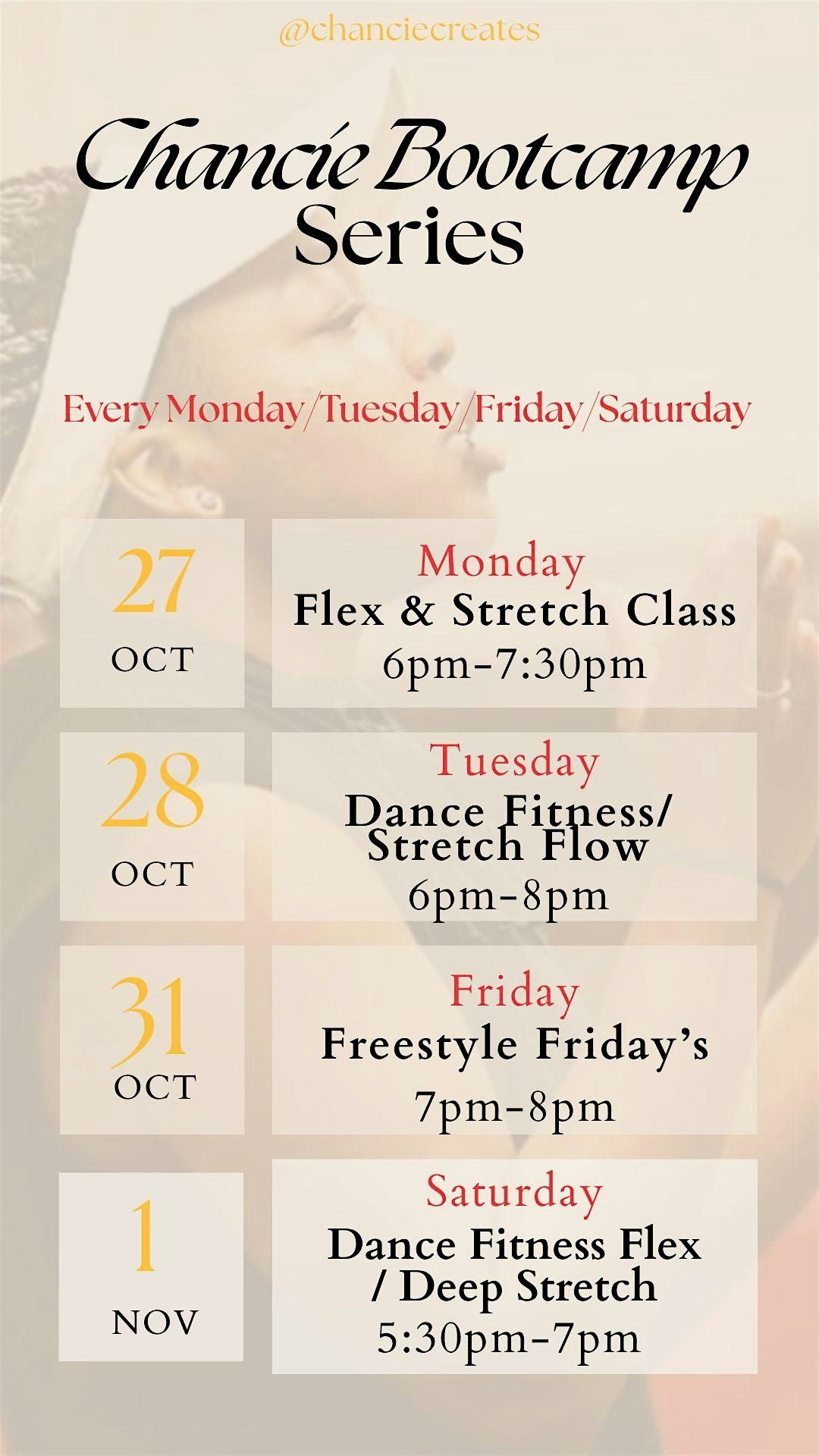 Chancie Bootcamp Series